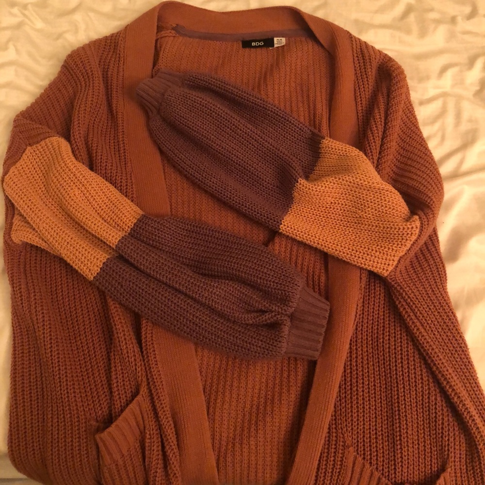 BDG urban outfitters color blocked cardigan